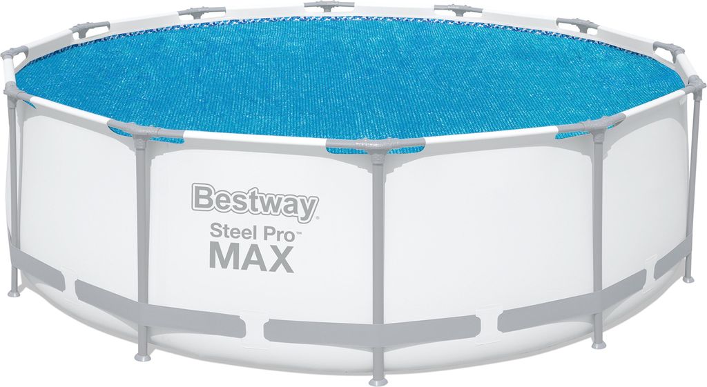 Bestway® PE-Solarabdeckplane Ø 356 cm, blau, rund Produktbild 7
