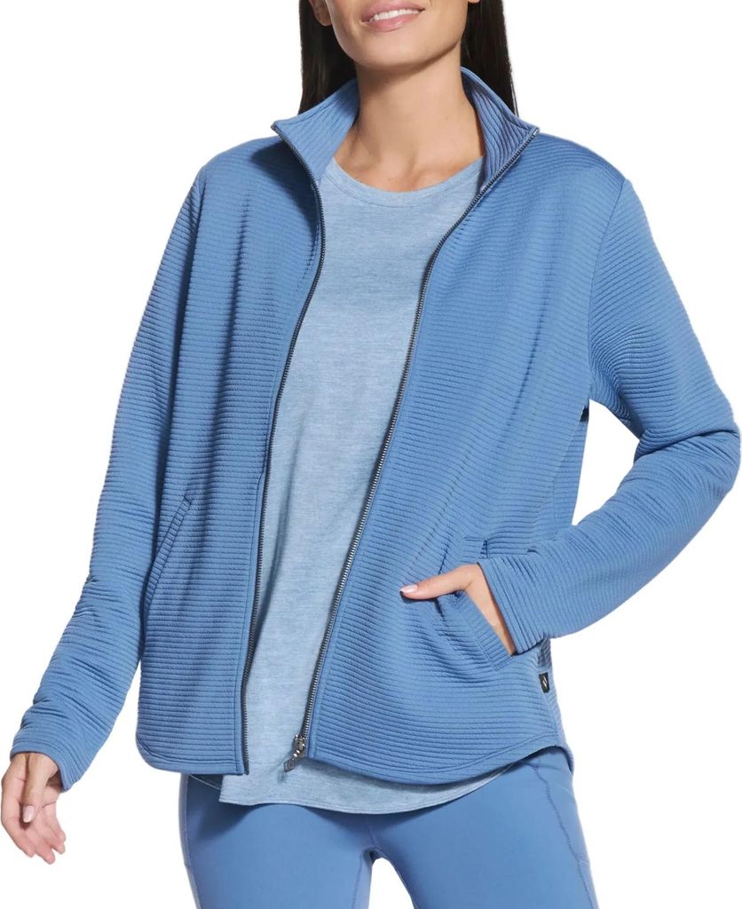 Skechers The Hoodless Hoodie GoWalk Shine Jacket JA78-BLMV, Sweatshirt, Damen, Blau