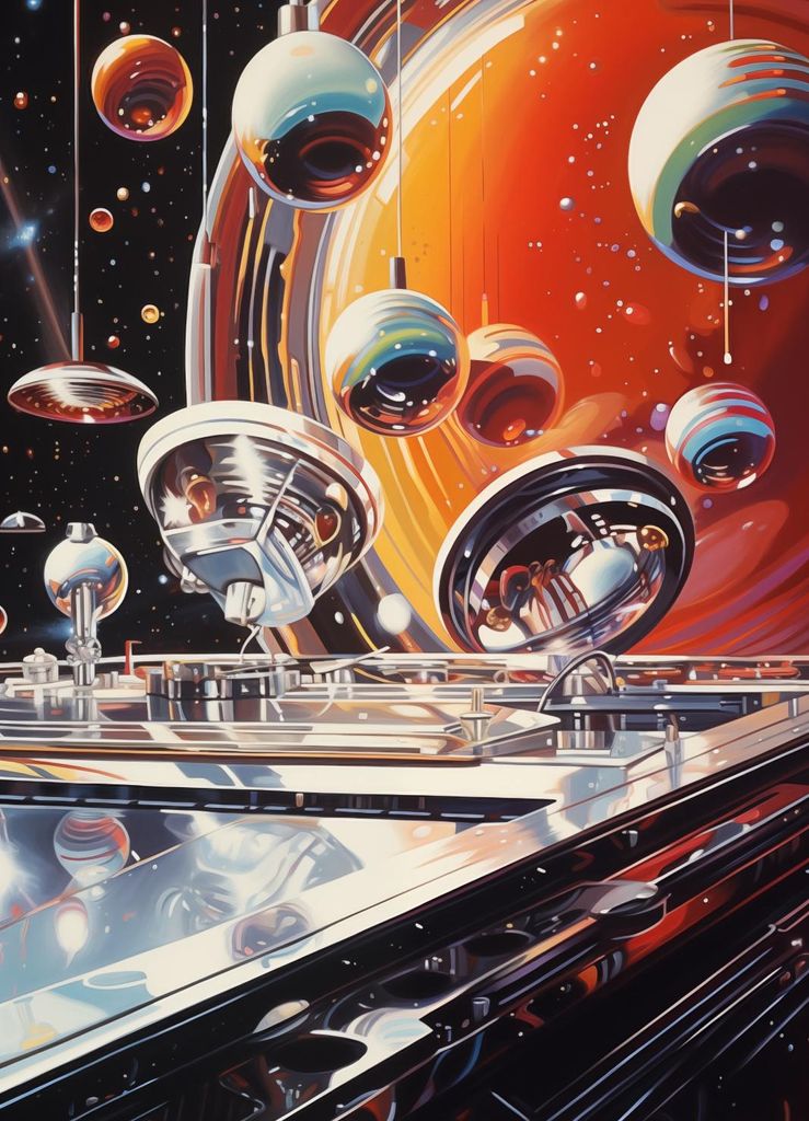 Plakat 20,5x28,4cm Orchester der Sphären