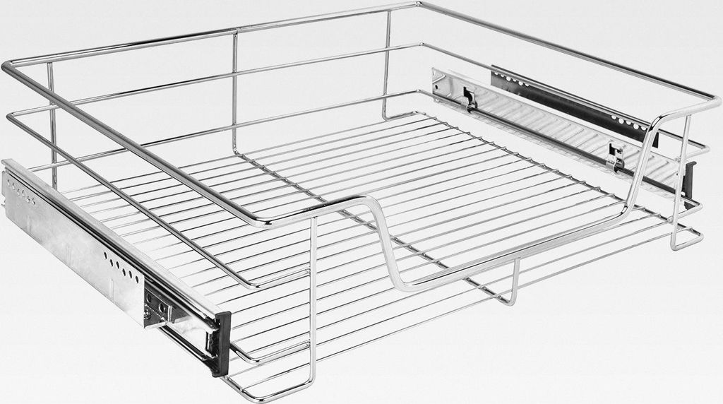 Teleskop Schublade 60cm Küchenschublade Korbauszug Küchenschauszug Schrankauszug