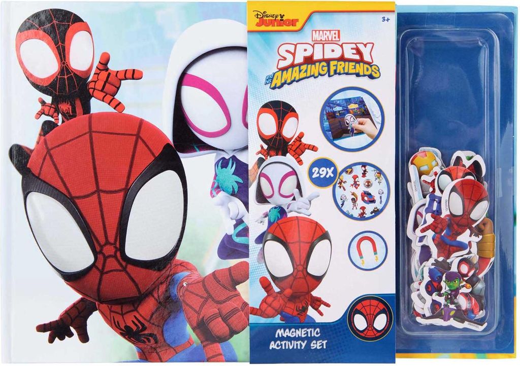 Spidey Magnetbuch mit magnetischen Elementen zum Erstellen Produktbild 