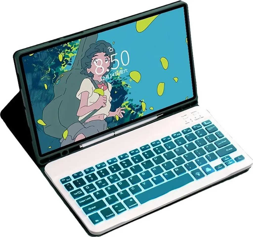 Offerta Custodia Tastiera INF per Galaxy Tab S9+/S10+ 12.4" Bluetooth