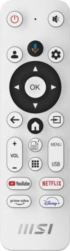 MSI MD272UPSW Moniteur 27" 4K UHD Smart Google TV Blanc Display - 9