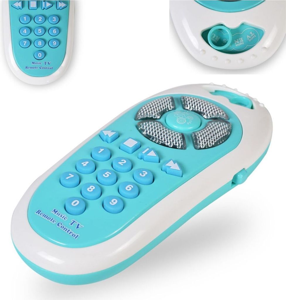 Moni Musikspielzeug Fernbedienung K999-116B Musikfunktion, Lichteffekte, Tasten türkis