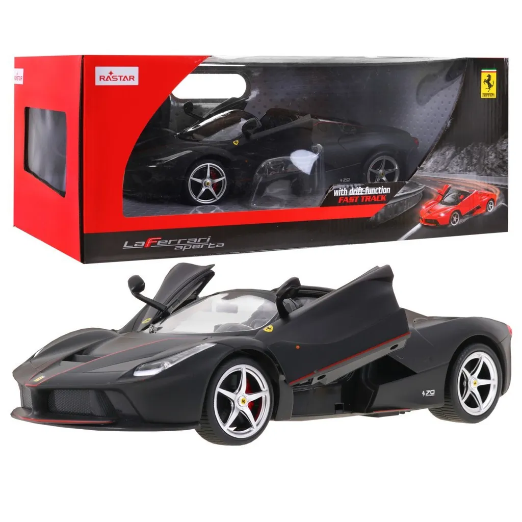 Voiture RC Ferrari LaFerrari Aperta Haute Qualité Rastar Noire