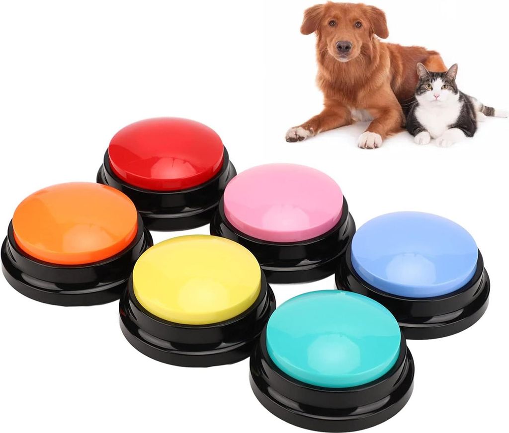 Praatknopf - Dogbutton - Dogbuttons - Praatknoppen - Praat knop - Praatknopf hund - Praatknopf für hunde - Sprachrekorder - Mit Aufnahmefunktion -...