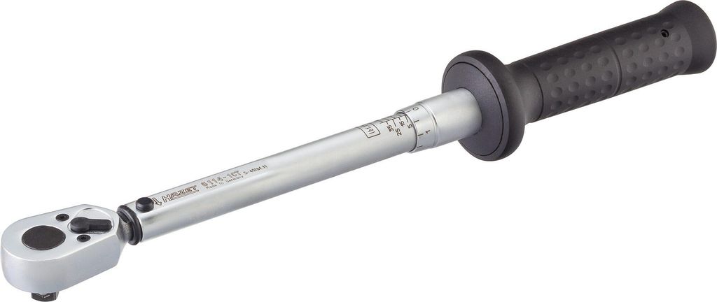 Hazet Drehmomentschlüssel, US-STANDARD 6.8 - 54.2 Nm, lbf: 5 - 40 lbf.ft Genauigkeit: 3%, 3/8 (10 mm) Vierkant massiv, Länge 333 mm