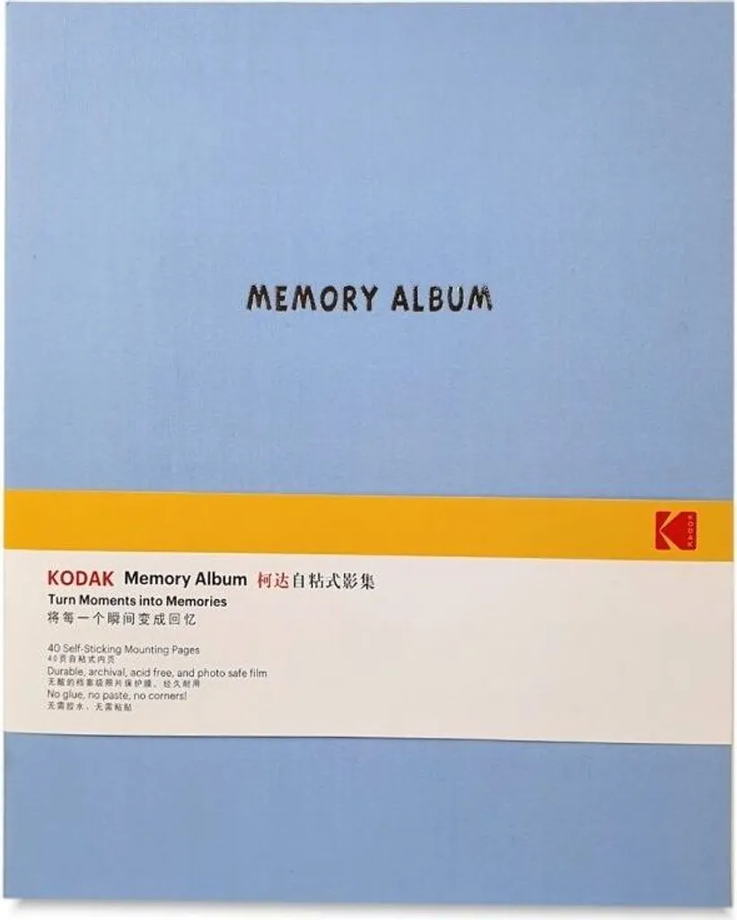 Kodak Memory Album 40 Pagine Blu CAT 9891-314 - Qualità Archivio