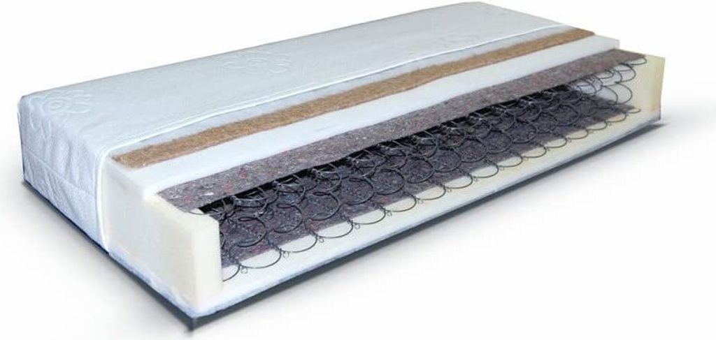 Marlux-Meble Doppelseitige Bonellfederkernmatratze Federkernmatratze mit Kokos Radomenes 80x190 cm Bonellfederkern Matratze für Etagenbett JSM-3 u...