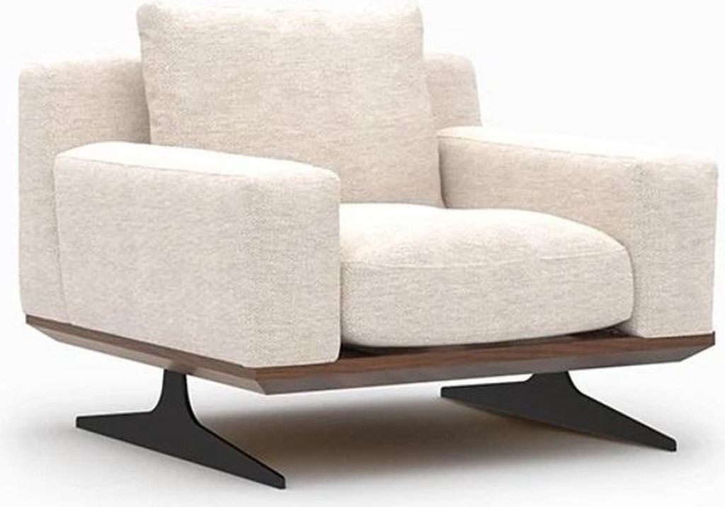 Wohnzimmermöbel Sessel Luxus PolsterSitz Modern Polstermöbel Design Einrichtung