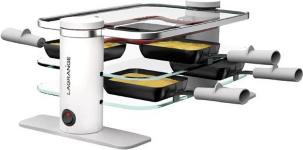 Raclette 6 Persone Lagrange 79601 | 750W Vetro Temperato Elegante - 2