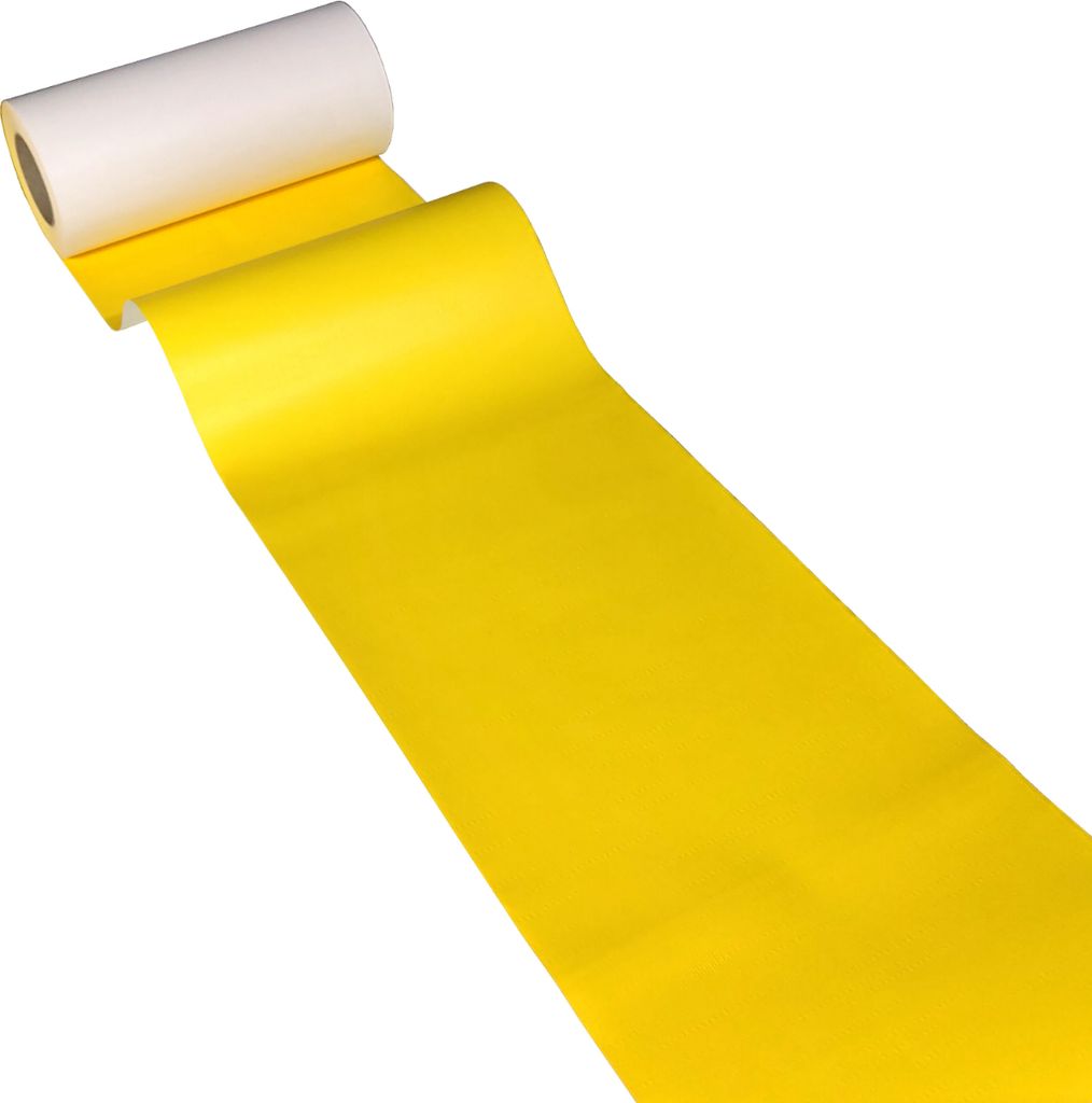 50m x 0,20m JUNOPAX® Papier Tischband sonnen-gelb Produktbild 