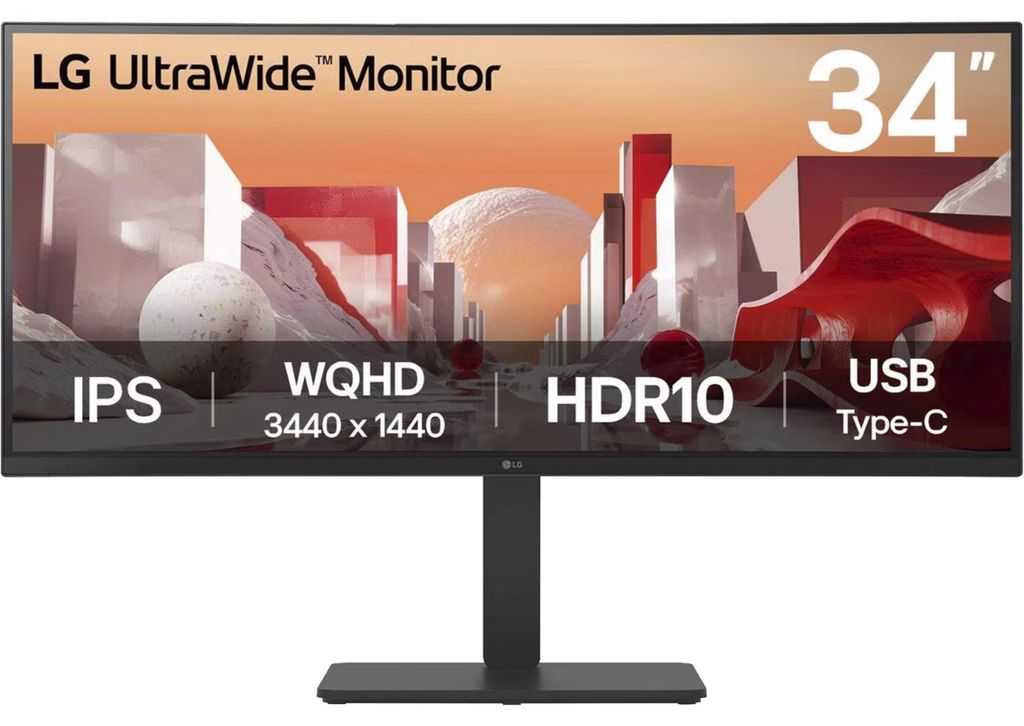 LG 34BA75QE-B monitor per computer 86,4 cm (34") 3440 x Immagine del prodotto 