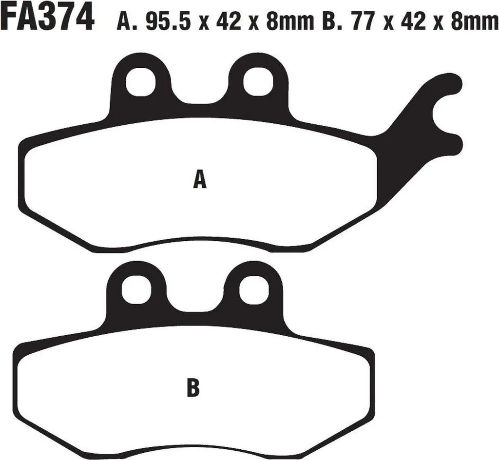 Plaquettes de frein avant pour Rieju NKD 125 Naked 2005-2007 - Pamoto