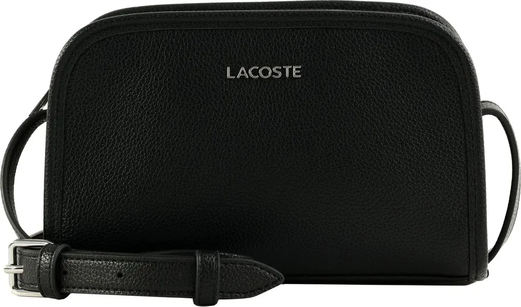 Borsa Lacoste Uomo Tracolla Nera - Crossover Bag Minimal Noir