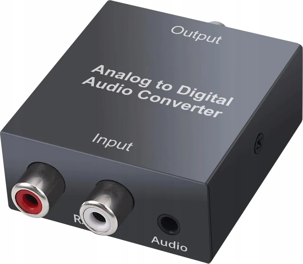 Convertisseur RCA vers SPDIF Toslink avec Sortie Coaxiale Audio 96kHz