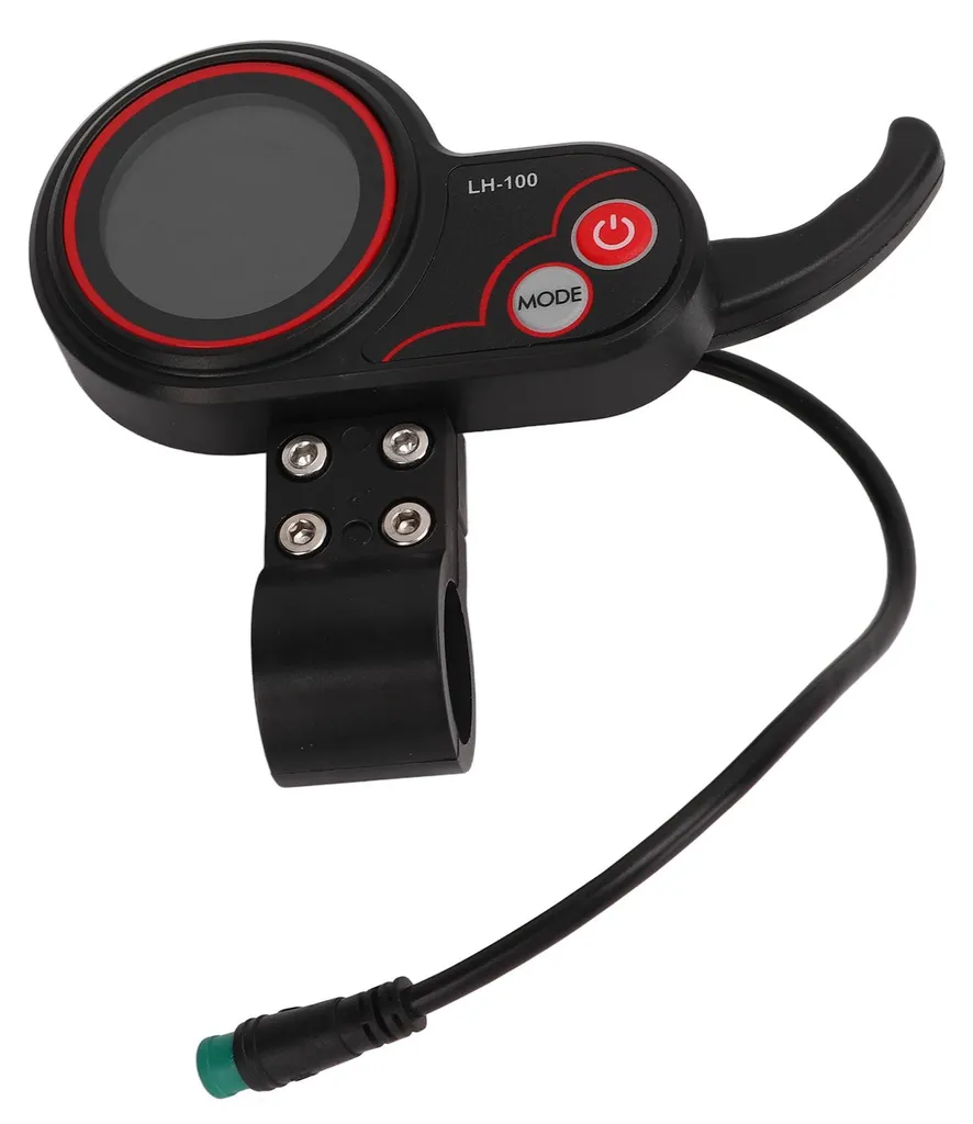 Écran d'Affichage LCD pour Trottinette et VAE avec Prise 5 Broches 22,2mm