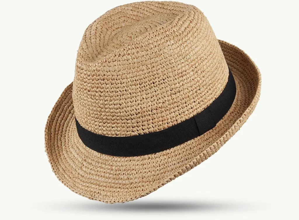 Scippis Jambi: Cappello Estivo in Rafia Naturale S/M - L/XL