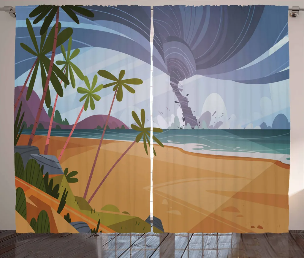 ABAKUHAUS Tornado Tenda Rustica Ocean Beach 280x175cm per Camera