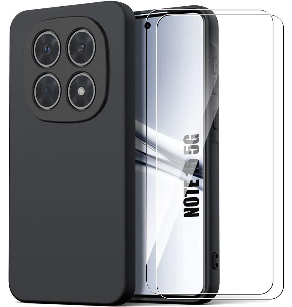 Coque + 2 Verres Trempés pour Xiaomi Redmi Note 15 5G/4G, Image du produit 