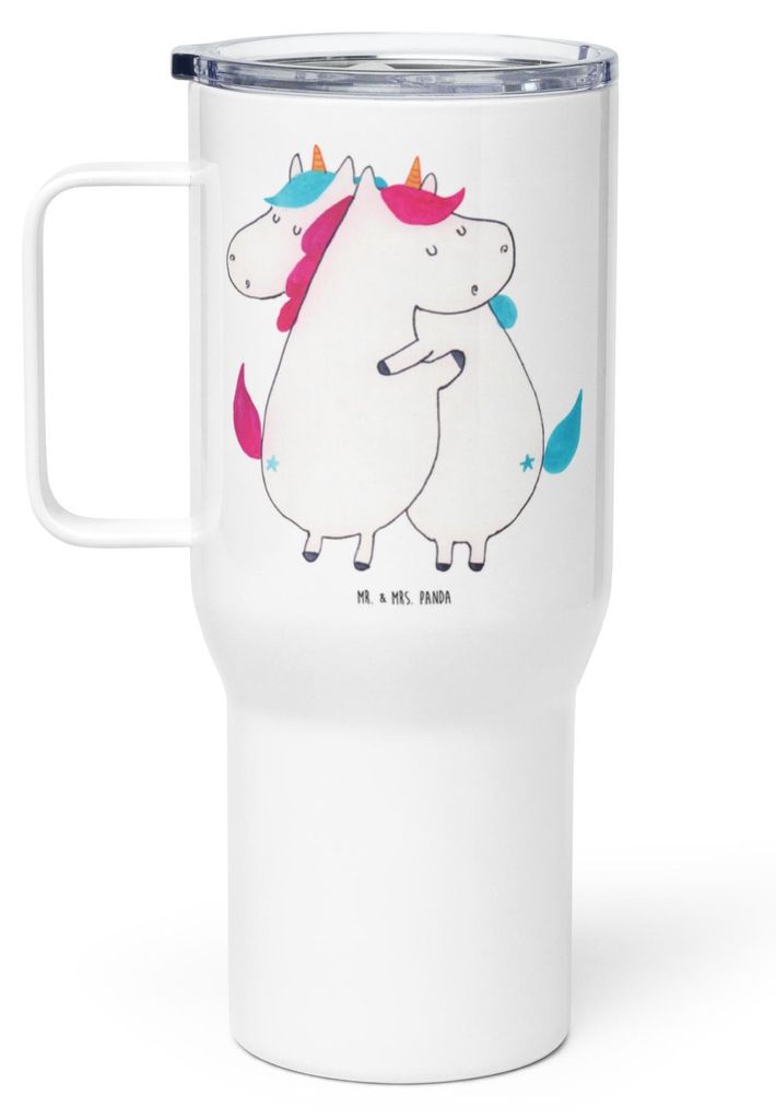 Mr. & Mrs. Panda thermosbecher Einhörner Umarmen - Weiß - Produktbild 