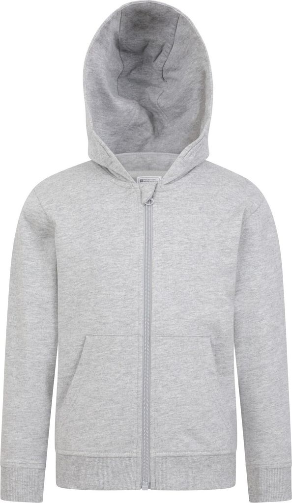 Mountain Warehouse - "Essentials" Hoodie mit durchgehendem Reißverschluss für Kinder MW2784 (98) (Grau)