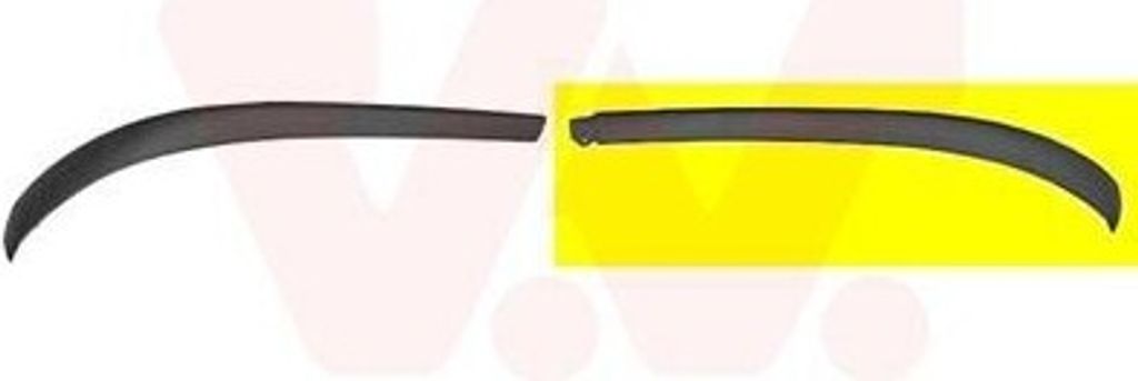 VAN WEZEL Spoilerlippe Spoiler 5405501 Vorne Links für TOYOTA AURIS (NRE15, ZZE15, ADE15, ZRE15, NDE15)