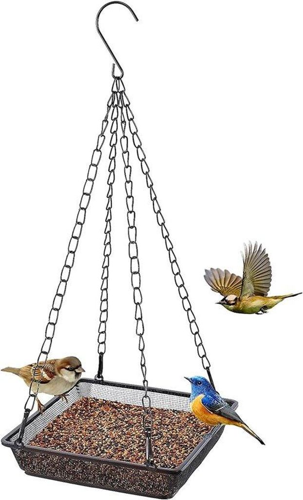 Hängend feinmaschiges Vogelfutterstation aus Edelstahl mit rostfreier Kette