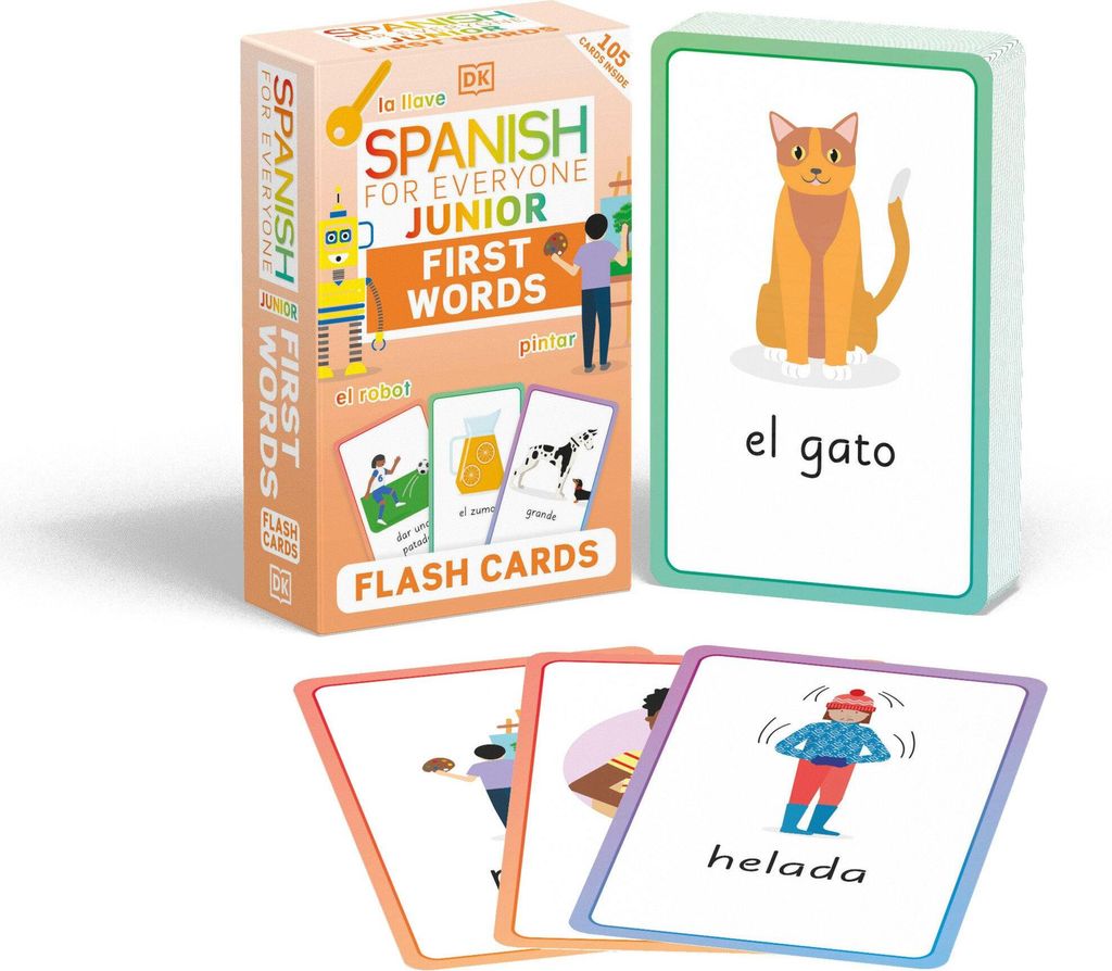 Spanish for Everyone Junior First Words Flash Cards