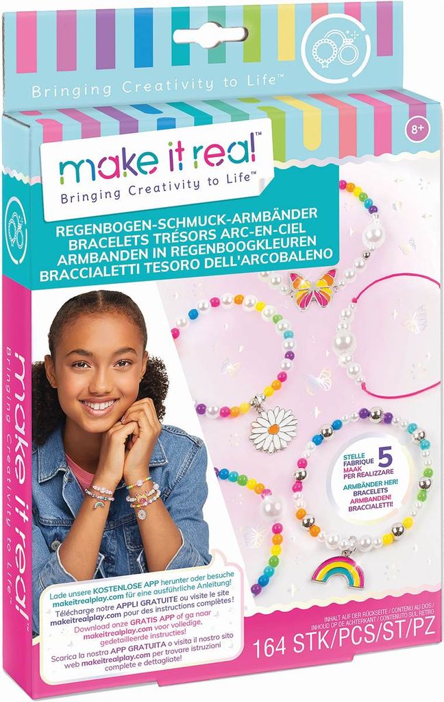 Make it Real - Regenbogen Schmuck Armbänder