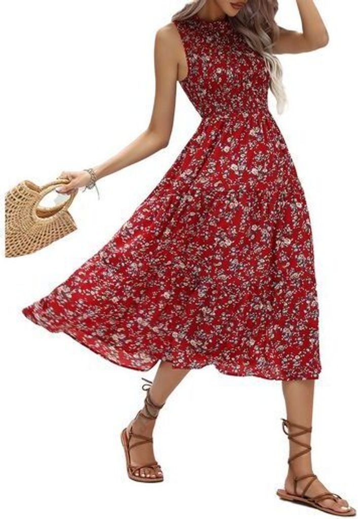 Boho Maxi-Sommerkleid für Damen - Elegantes Produktbild 