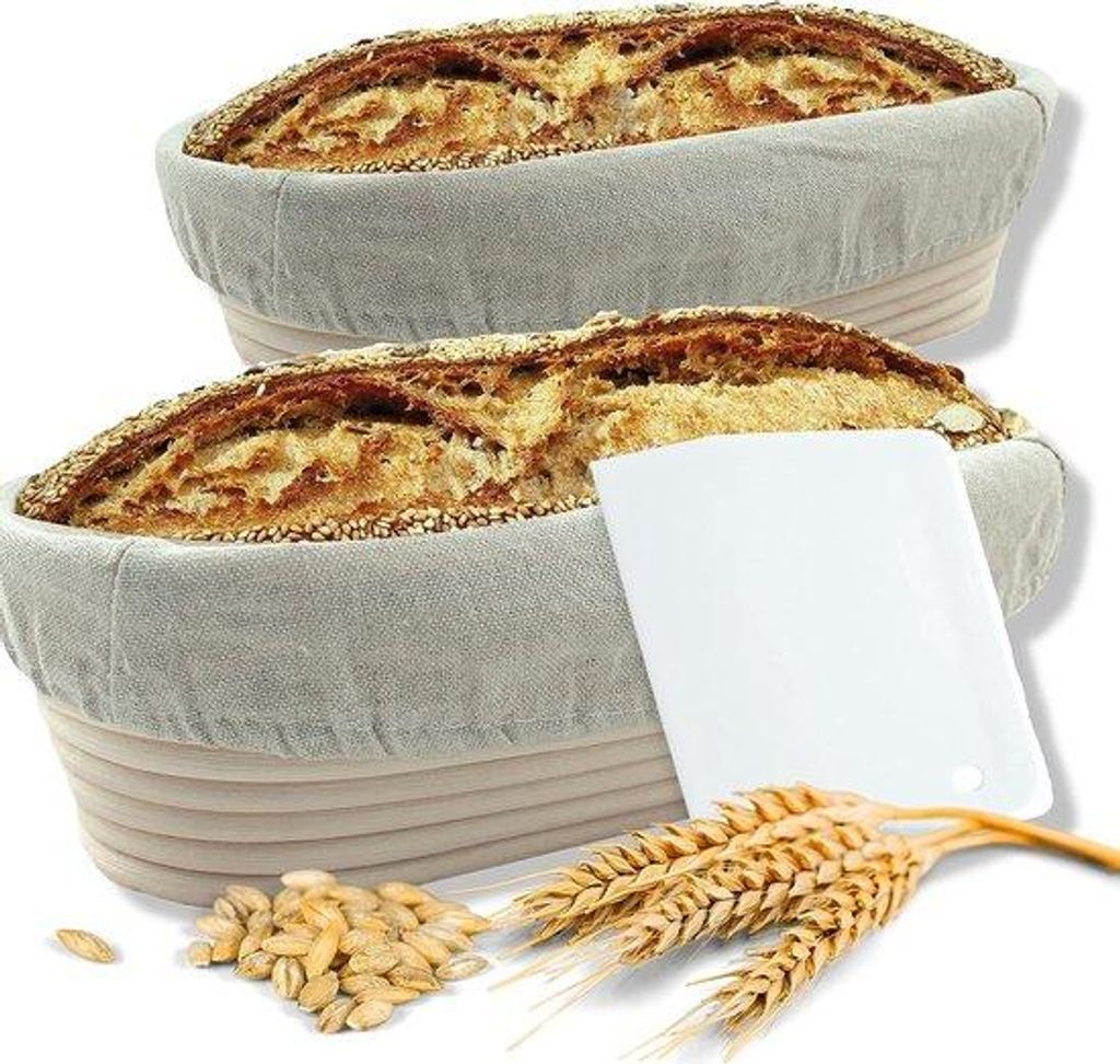 riijk košík na kynutí, sada 2 oválných košíků včetně Obrázek produktu 