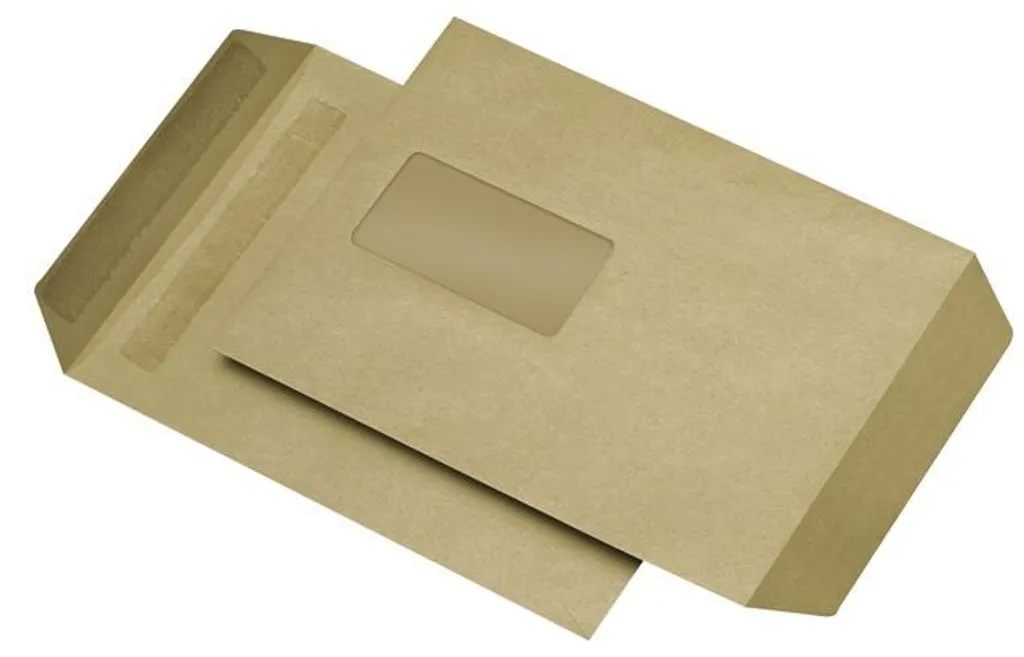 Enveloppe de courrier C5 brune pour envoi de documents A5 par 500