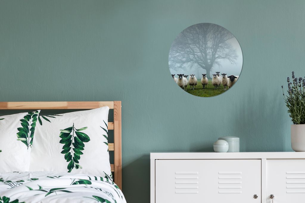 MuchoWow - Schlafzimmer - Bilder - Der Kreis - Kunst für die Wohnung - Plastik - Kunstdruck - Wandbild