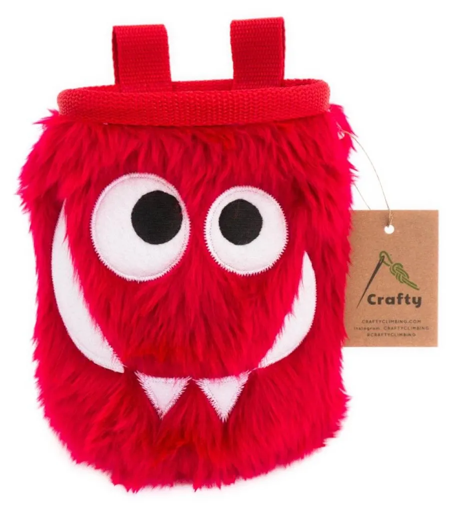 Pof d'escalade Foodie Monster Cherry en forme de monstre rigolo 12cm