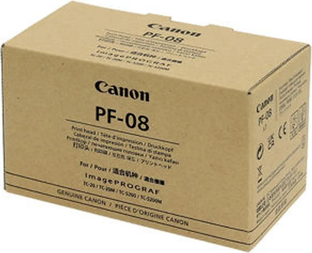 Remplacement Tête d'impression Canon PF-08 imagePROGRAF Série TC