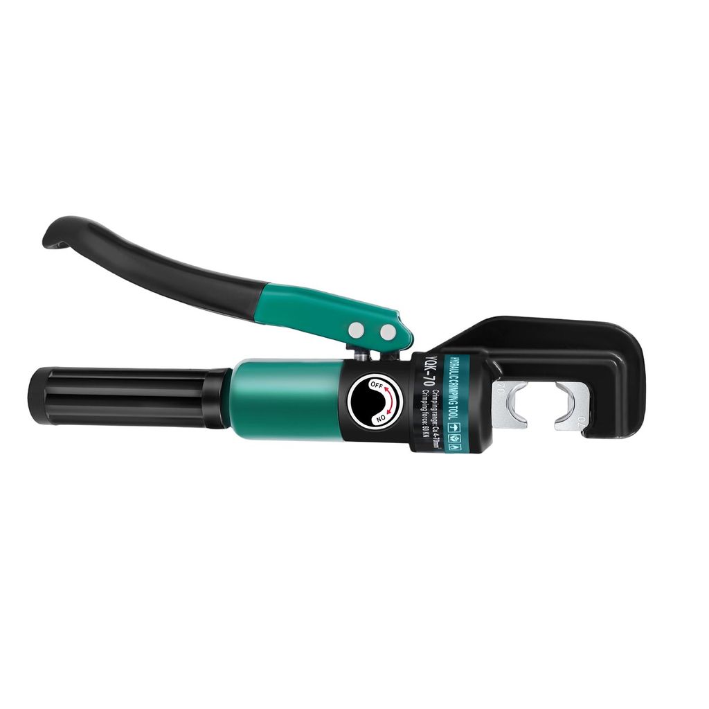 Hydraulische Crimpzange Presszange Rohrpresszange Handpresse Handwerkzeuge Crimpwerkzeug Kit Presskraft für Kupfer&Aluminium Kabelschuhe