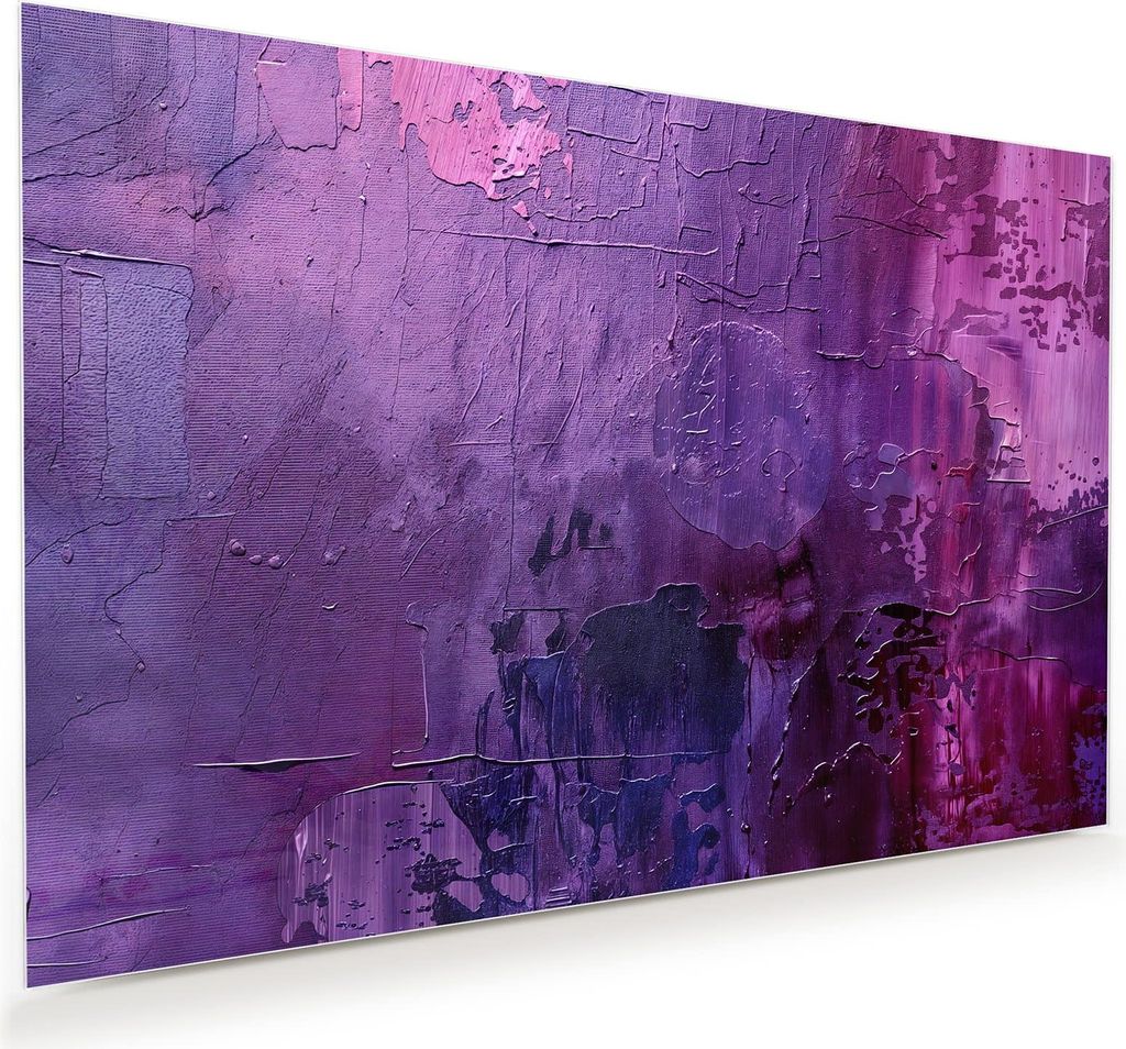 Glasbild 75x50cm in XXL für Wohnzimmer, Schlafzimmer Motiv Abstrakte Textur