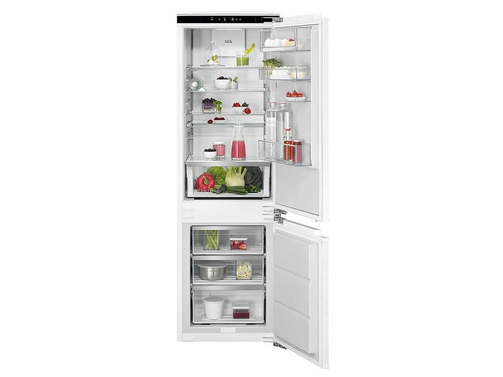 AEG Einbau-Kühl-Gefrierkombination NoFrost-Funktion 245 Liter EK7E18F