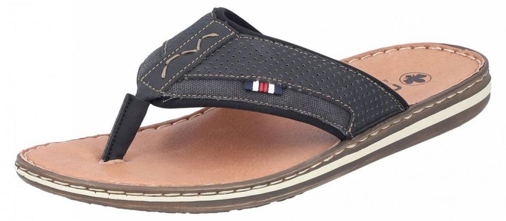 Rieker Herren Pantolette sportlicher Zehentrenner maritim Produktbild 