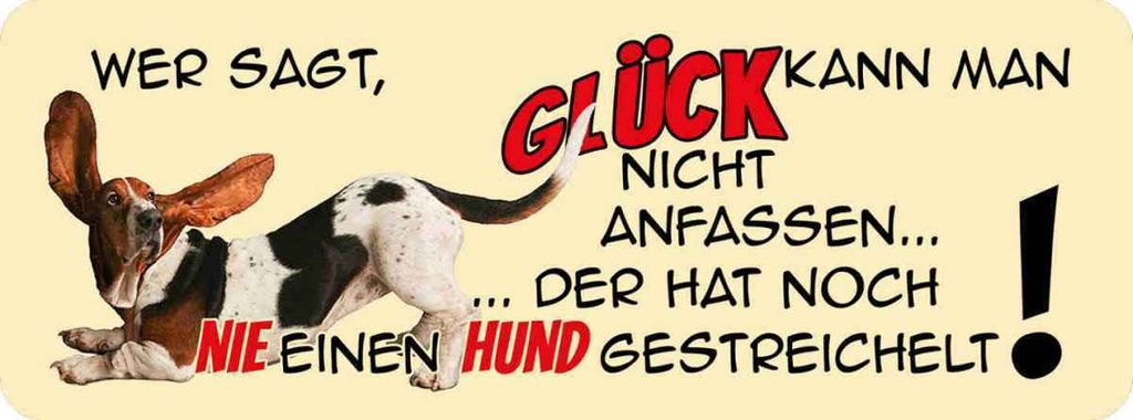 vianmo Holzschild 10x27 cm nie Hund gestreichelt Tier Haustier