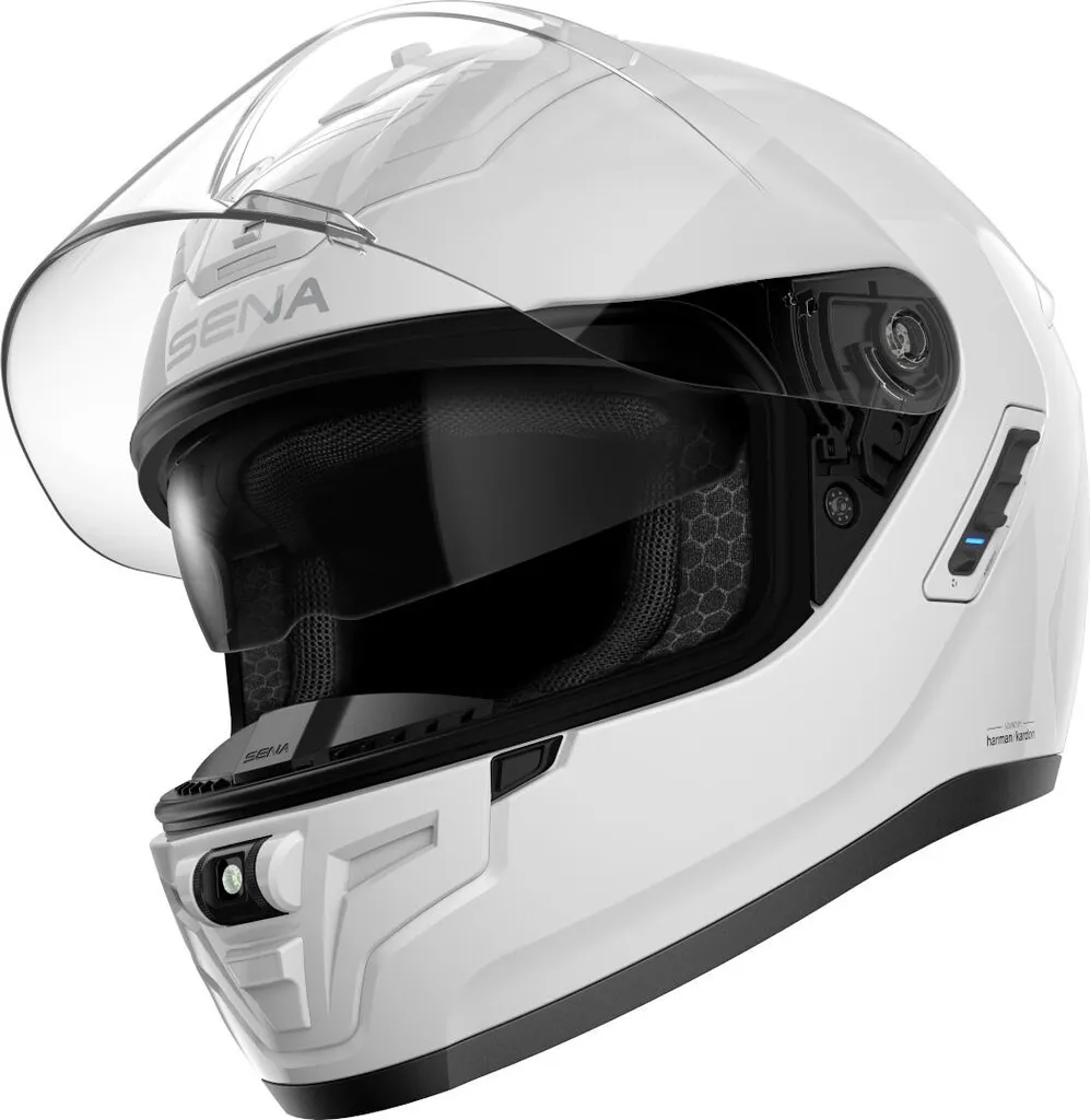 Sena PHANTOM-WTE.L Casque Moto Brillant avec Intercom 60S Intégré - 5