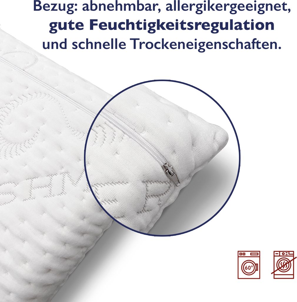 Orthopädisches Nackenstützkissen -viscoelastisches Kissen, Produktbild 3