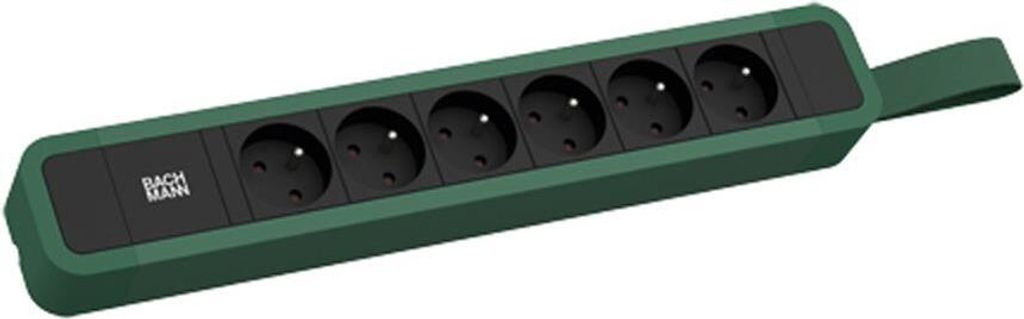 BACHMANN PRIMO 2 6xUTE mit Schlaufe 2,0m CEE7/7 RAL6028