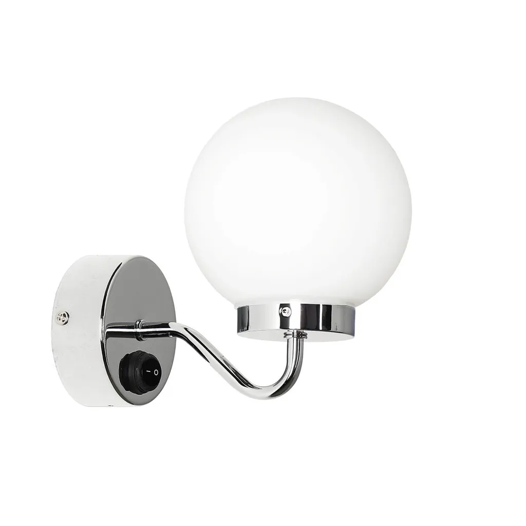 Applique Bagno Moderna Rabalux Togo 5827 Bianca E14 IP44 Metallo - 6