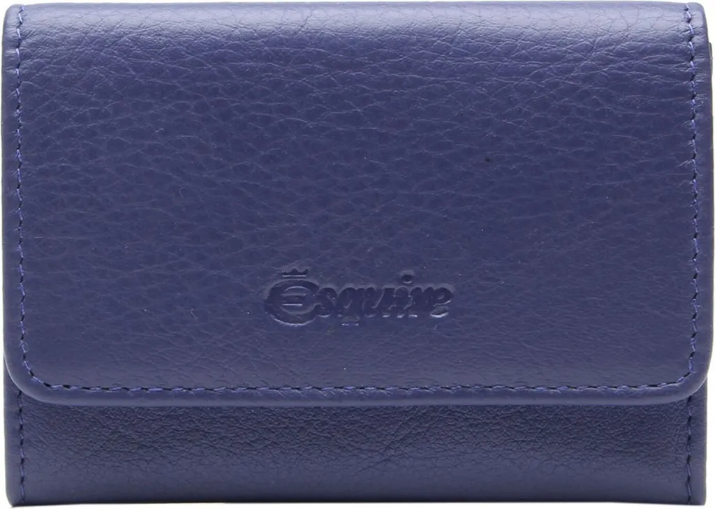 Portafoglio Esquire Peru Night Blue RFID - Accessorio Business Pelle
