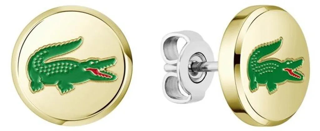Boucles d'oreilles crocodile Arthor en or plaqué finition luxe