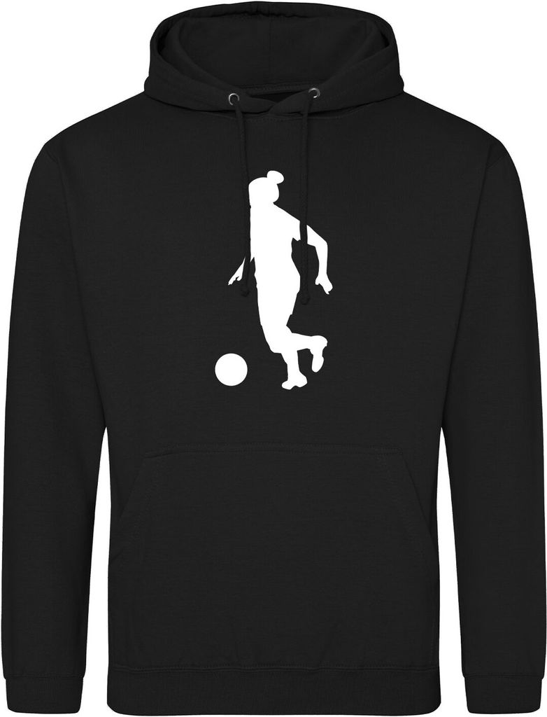 Huuraa Kapuzenpullover Soccer Fußball Geschenk Größe XL Deep Black Vegan Soccer Mitbringsel