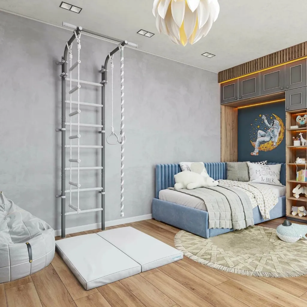 Espalier de gym Next Lite graphite gain de place ultra robuste - 5