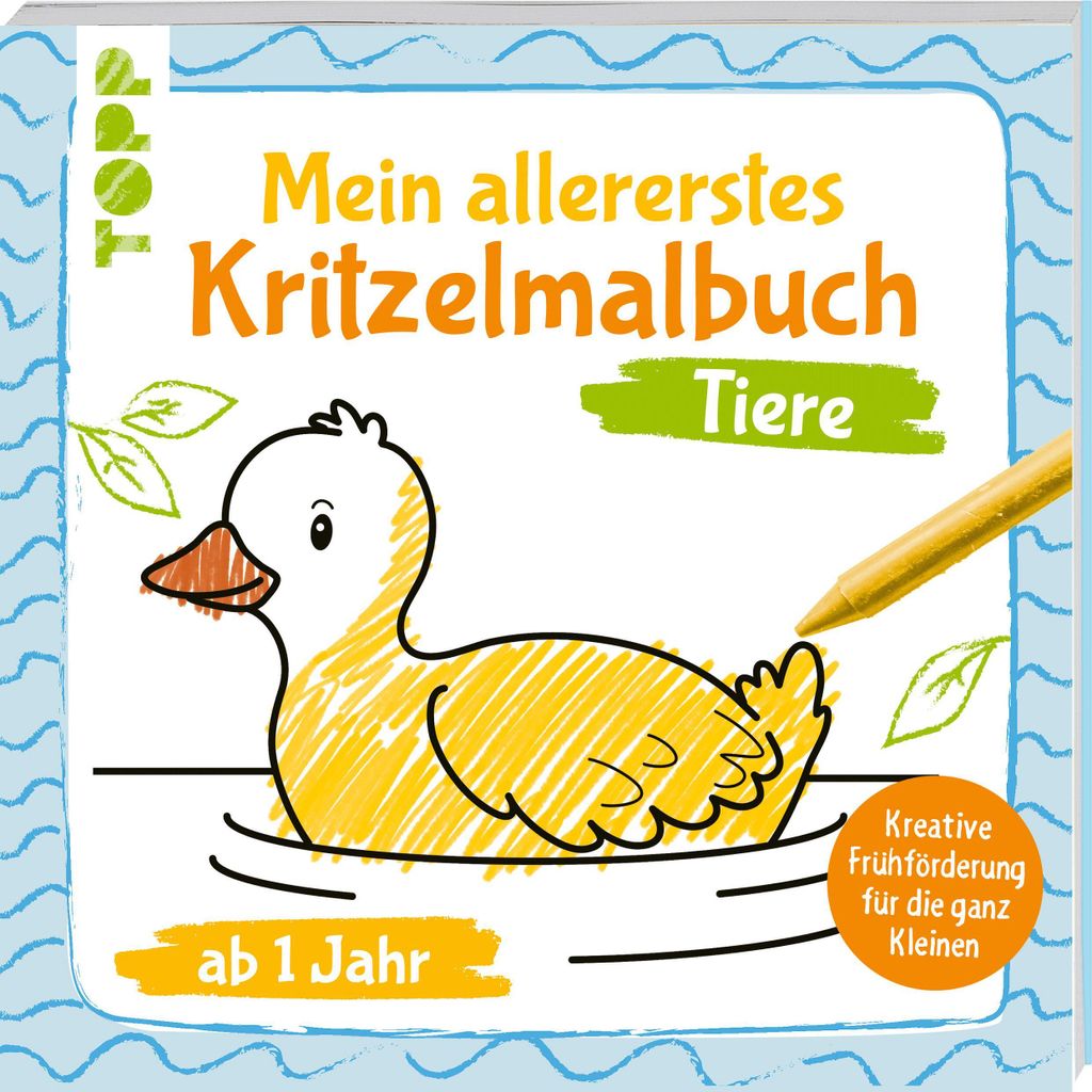 Mein allererstes Kritzelmalbuch Tiere Produktbild 